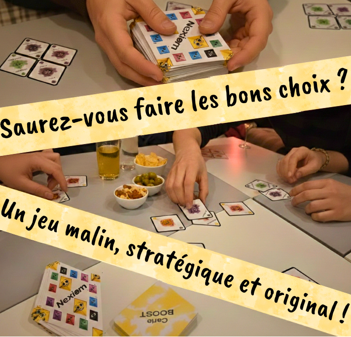 Nexiom – Jeu de cartes stratégique et accessible à tous